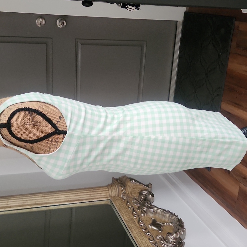 Mable Checkered Sleeveless Mini Dress - Picture 3 of 8